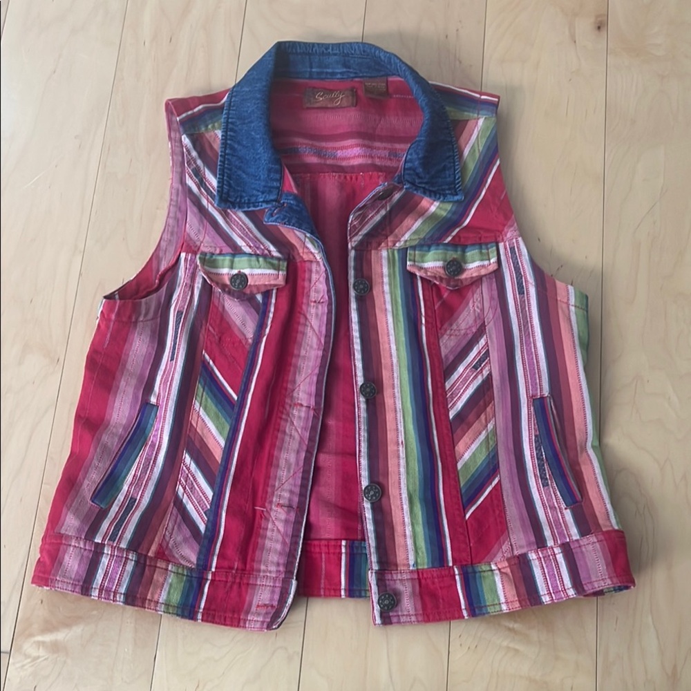 Scully Multicolor Striped Vest